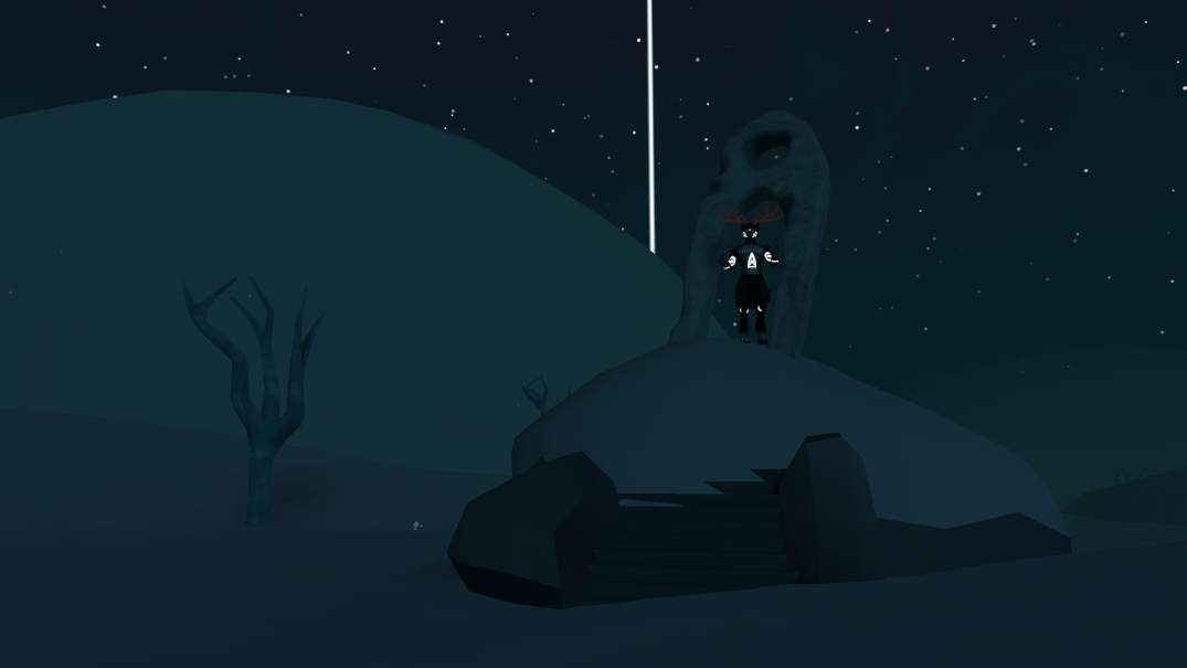 In The Snow [Night] – Wolfoshi, French Furry Exploring Worlds in VR