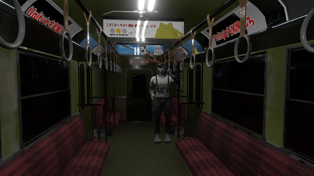 Endless Train Vr EndlessTrain -終電- – Wolfoshi, French Furry Exploring Worlds in VR